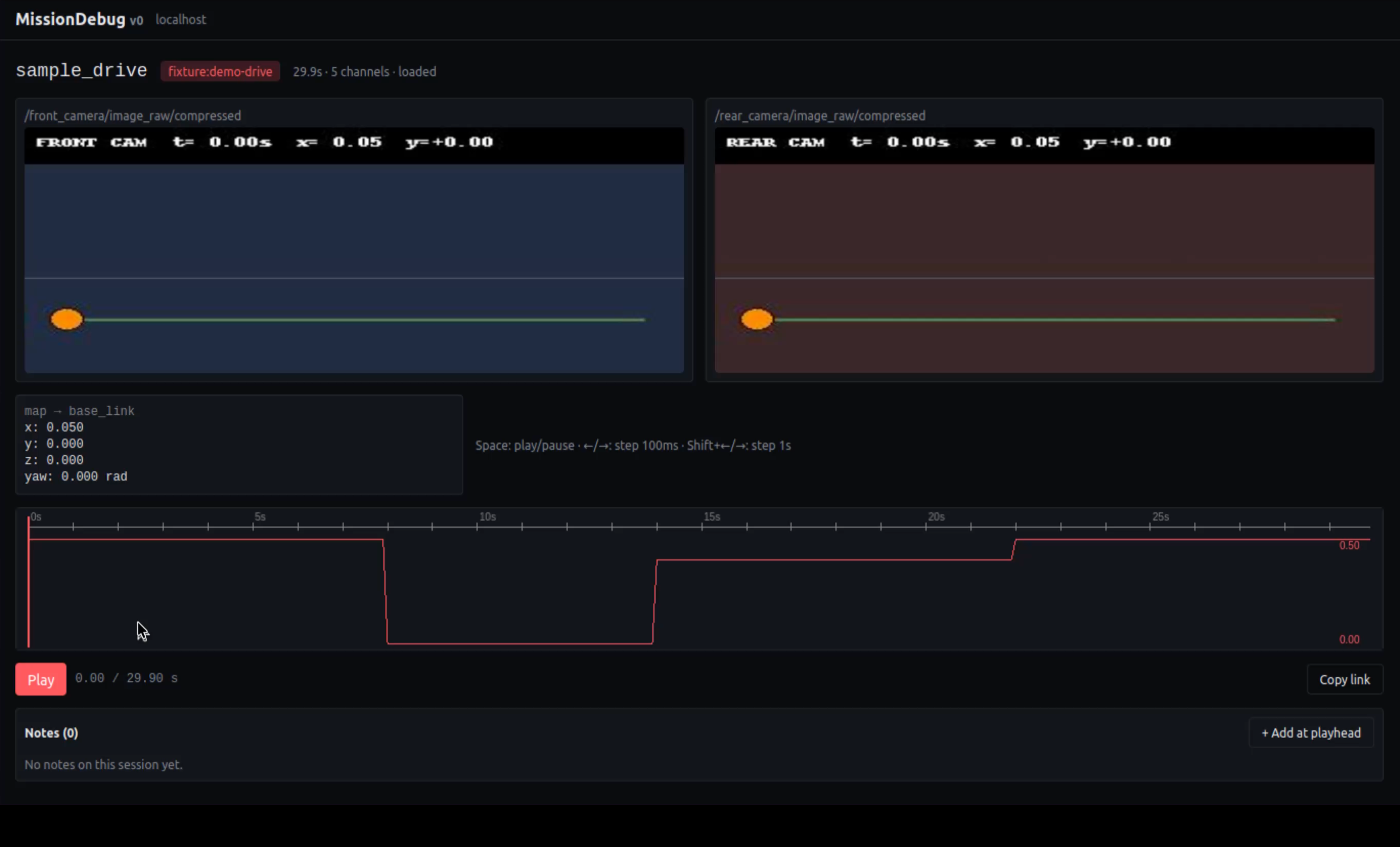 missiondebug debugger UI